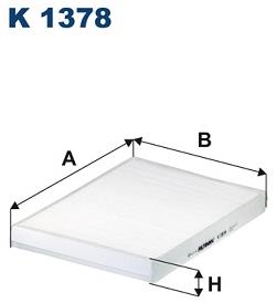 FILTRON Filtr, vzduch v interiéru K 1378