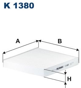 FILTRON Filtr, vzduch v interiéru K 1380
