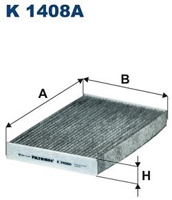 FILTRON Filtr, vzduch v interiéru K 1408A