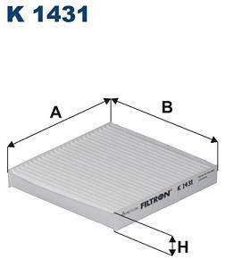 FILTRON Filtr, vzduch v interiéru K 1431