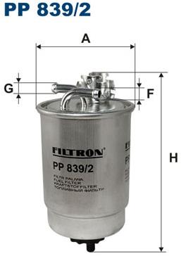 FILTRON Palivový filtr PP 839/2