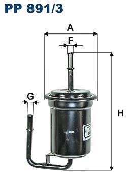 FILTRON Palivový filtr PP 891/3