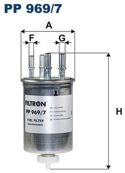 FILTRON Palivový filtr PP 969/7