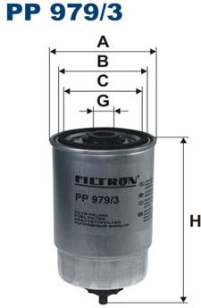 FILTRON Palivový filtr PP 979/3