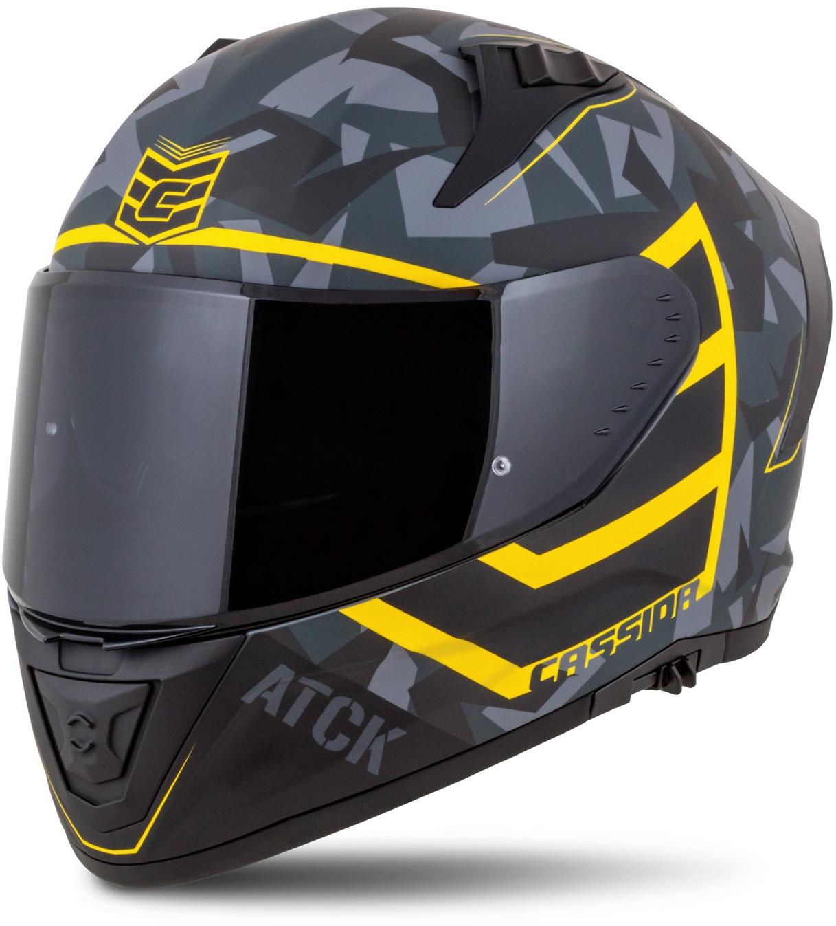 CASSIDA Aero ATCK 2025, šedá camo/černá/žlutá fluo, vel. 2XL