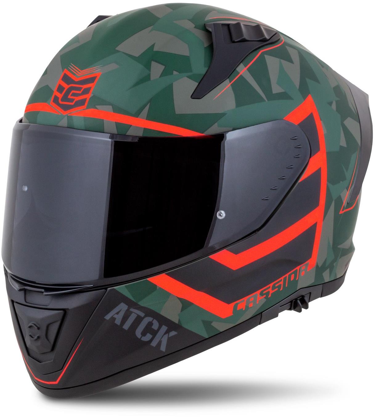 CASSIDA Aero ATCK 2025, zelená camo/černá/šedá/oranžová, vel. L