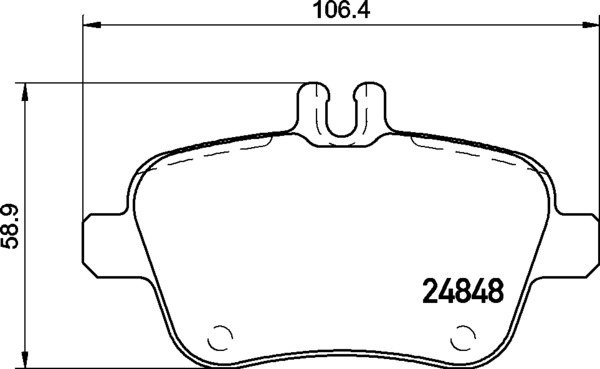 BREMBO Sada brzdových destiček P 50 135