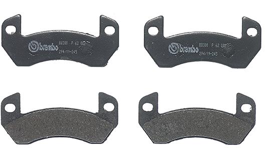 BREMBO Sada brzdových destiček P 62 002