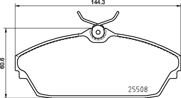 BREMBO Sada brzdových destiček P 82 003