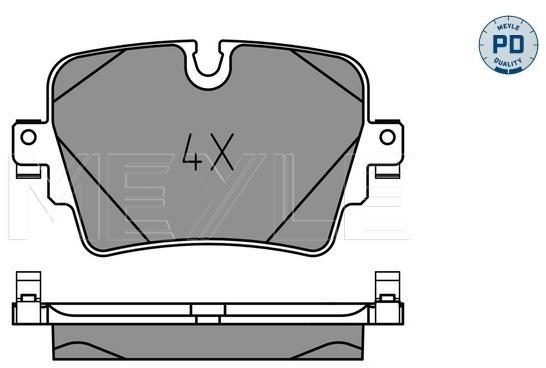 MEYLE Brzdové destičky 025 257 4217/PD