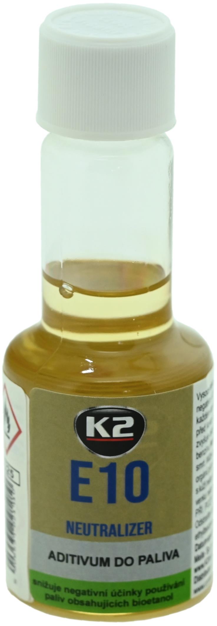K2 Aditivum do benzinu E10, 50 ml