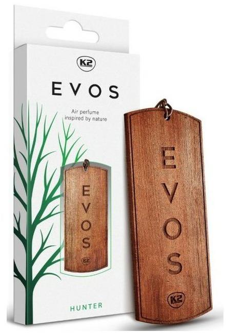 K2 Evos Hunter dřevěná vonná visačka