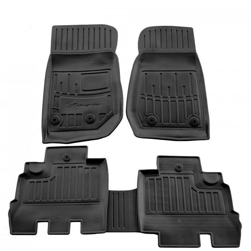 STINGRAY Gumové 3D koberce (TPE), JEEP Wrangler (JK)