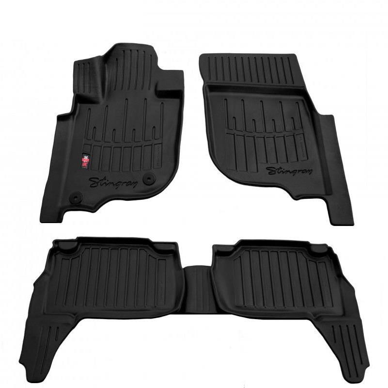 STINGRAY Gumové 3D koberce (TPE), Mitsubishi, Fiat
