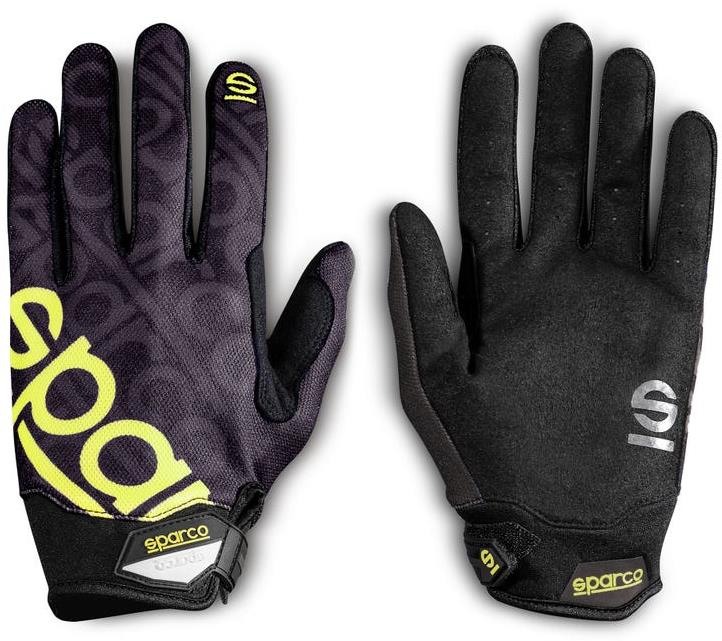 Sparco Meca-3 Rukavice pro mechaniky, barva černo-žlutá, velikost 9