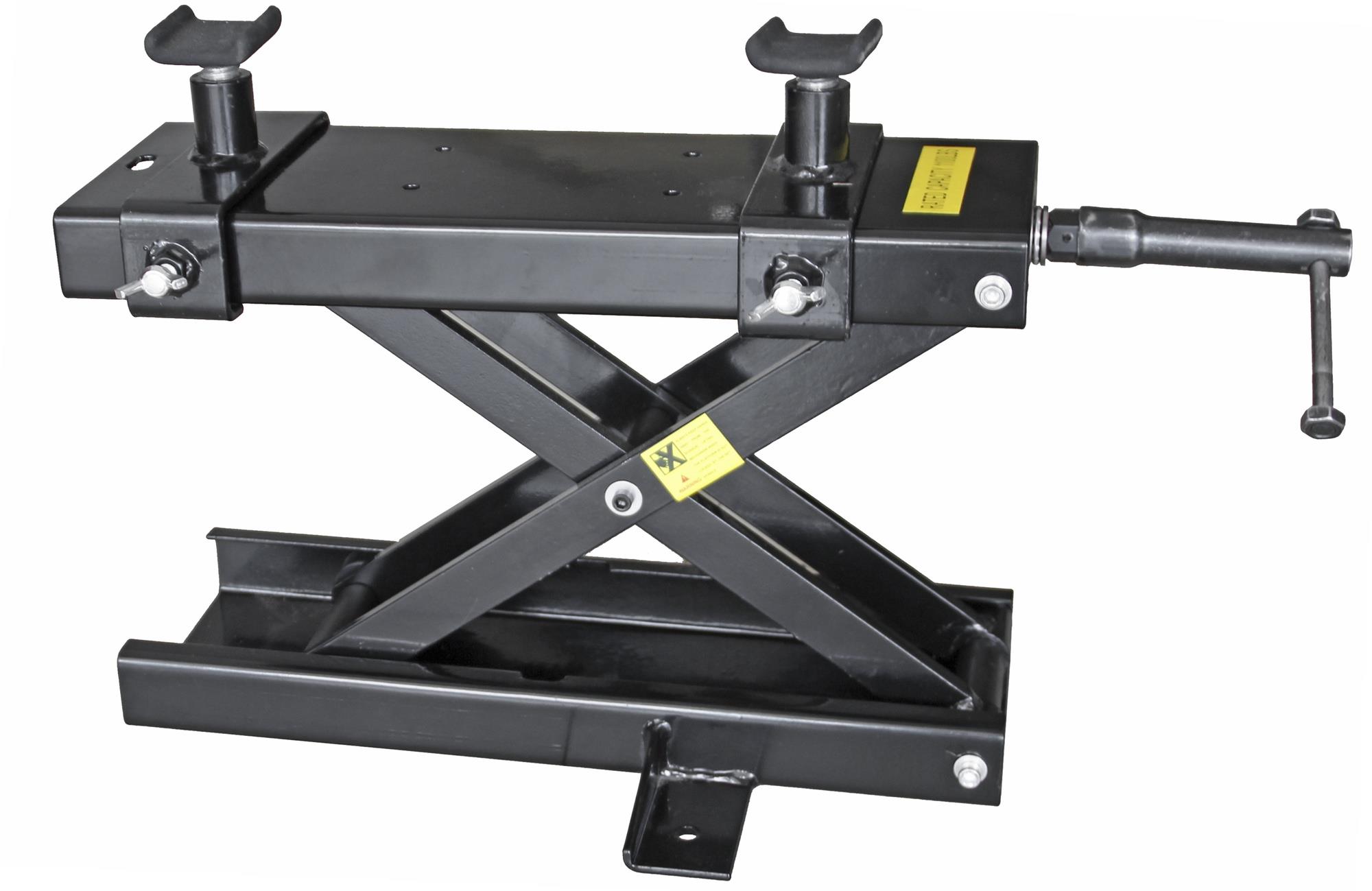 Q-TECH jednoduchý zvedák na motocykly černý