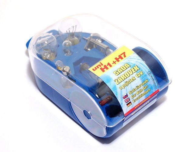 COMPASS  H7+H1, náhradní sada 12V