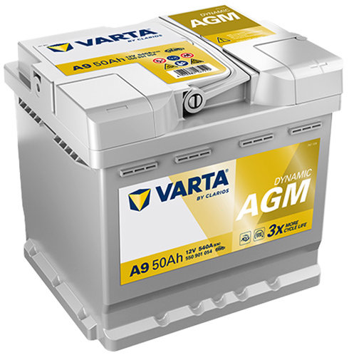 VARTA Silver Dynamic AGM 50Ah, 12V, A9