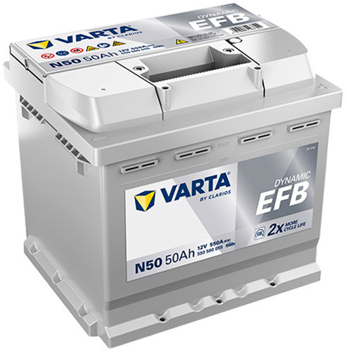 VARTA Blue Dynamic EFB 50Ah, 12V, N50