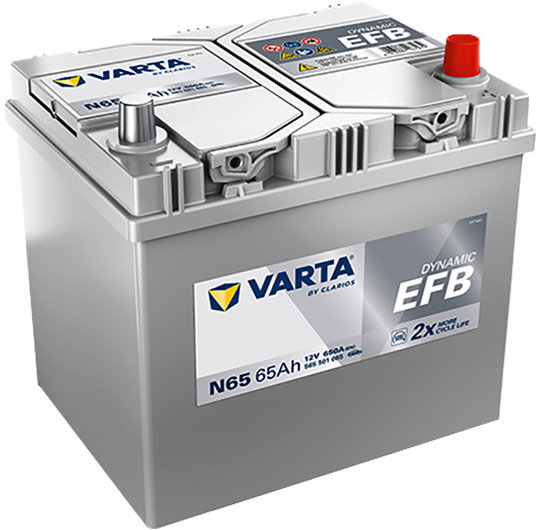 VARTA Blue Dynamic EFB 65Ah, 12V, N65