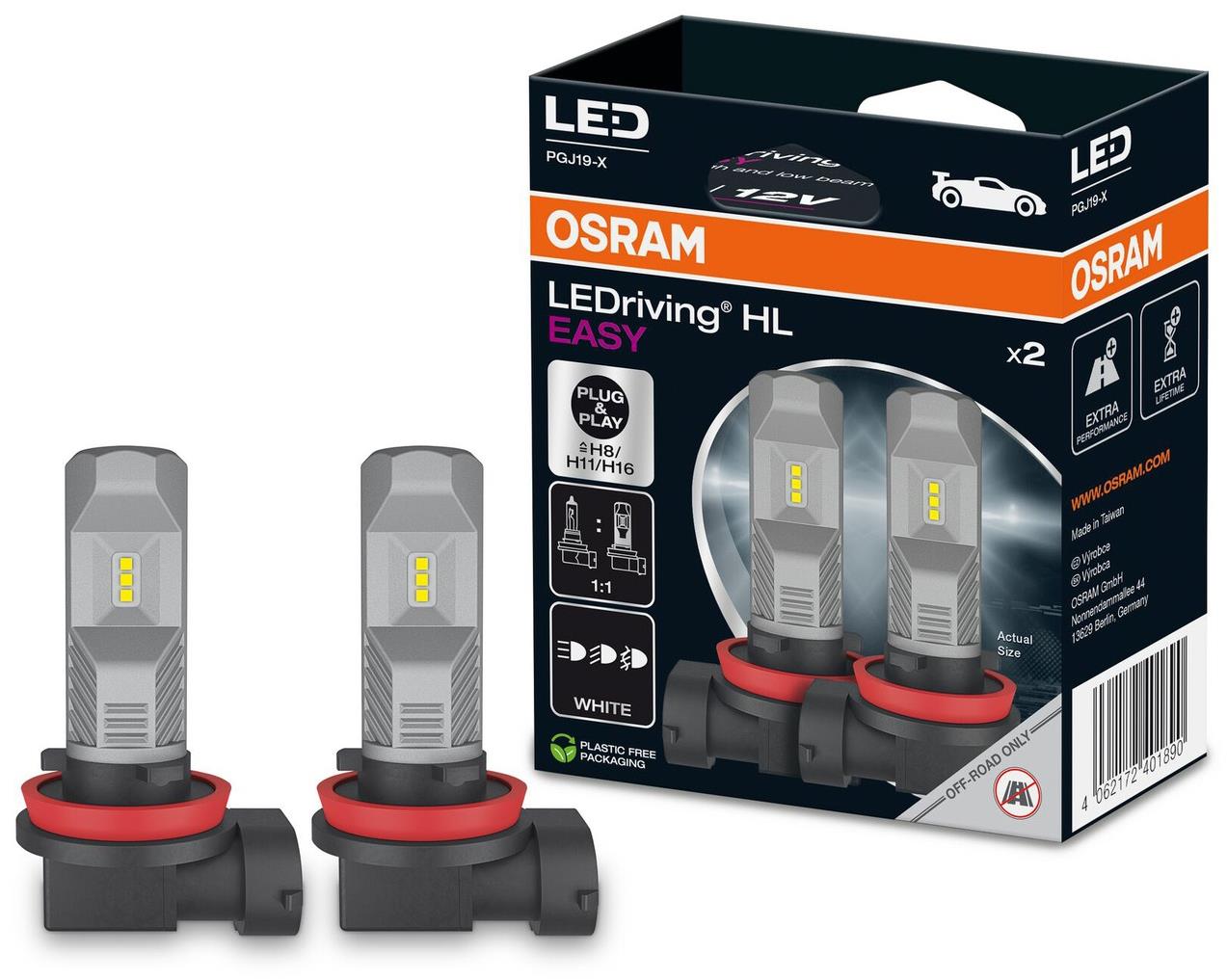 OSRAM žárovka LEDriving FL H8/H11/H16, 2ks