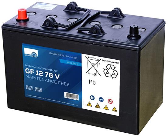SONNENSCHEIN GEL GF 12 076 V, 12V, C5/76Ah, C20/86Ah