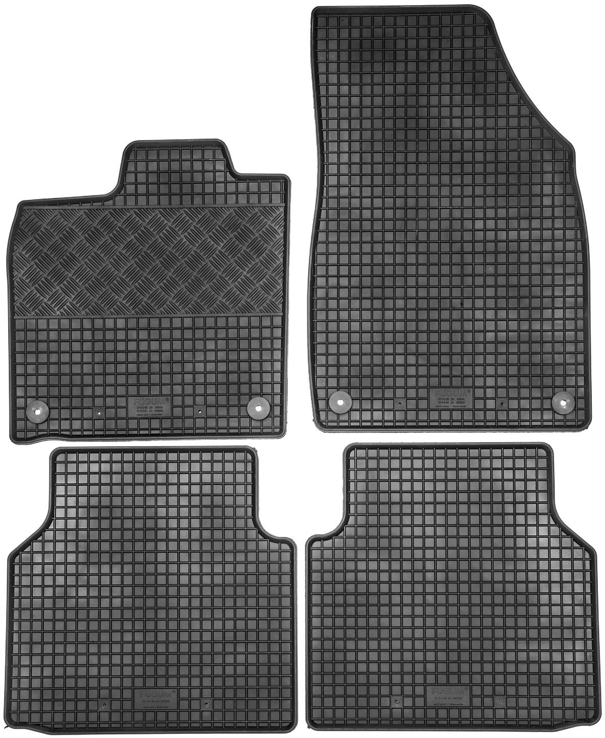 ACI gumové koberečky černé (sada 4 kusů) pro VW ID 4 5/2020-
