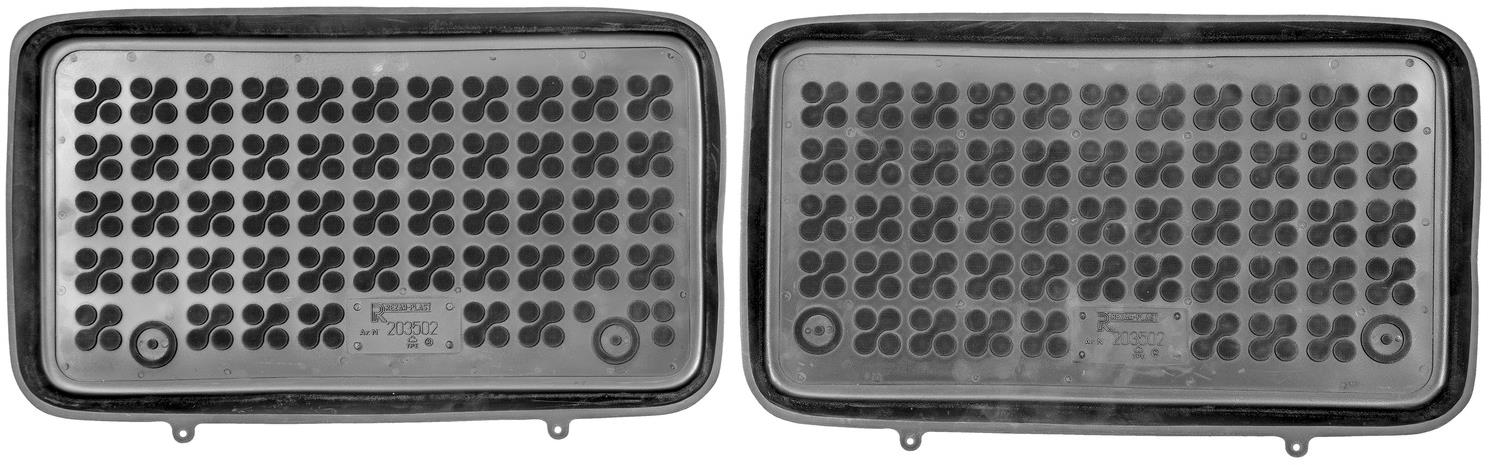 ACI univerzální zadní gumové koberečky (58x33,3 cm, sada 2 ks) pro Renault MÉGANE IV 6/2020-
