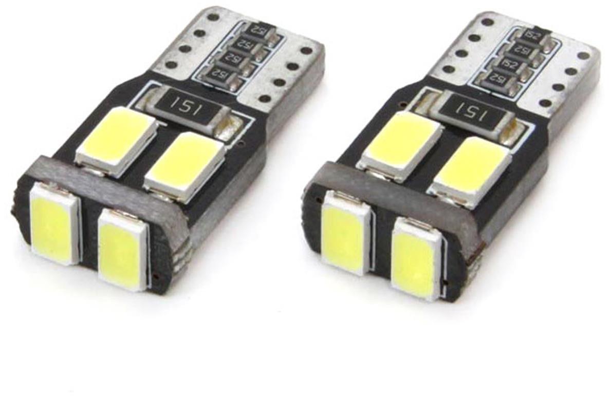 AMIO LED 12V 1,76w 3x SMD bílá 5600k (patice w2,1x9,5d/ T10) kompatibilní s CAN-BUS