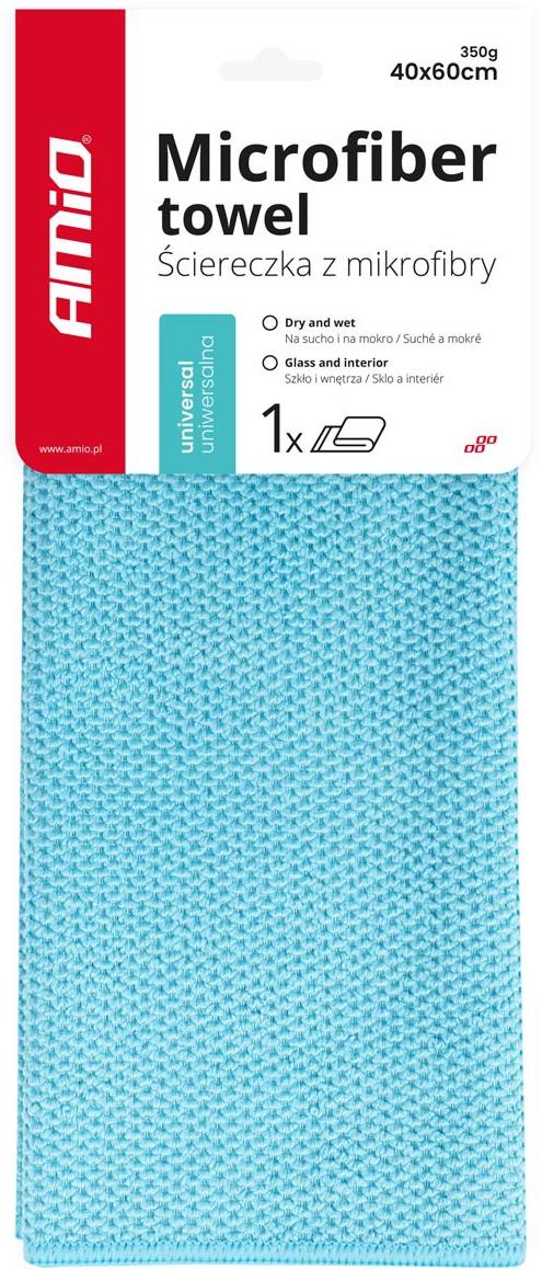 AMIO ručník z mikrovlákna a skla a interiér 60 × 40 cm, 350 g