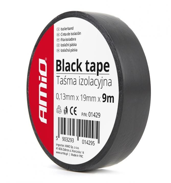 AMIO páska izolační 19 mm × 9 m černá