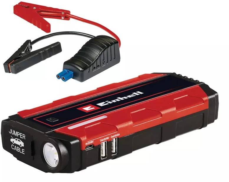 EINHELL Jump-Start & Powerbanka CE-JS 8/1 s kapacitou 3x 2 500 mAh