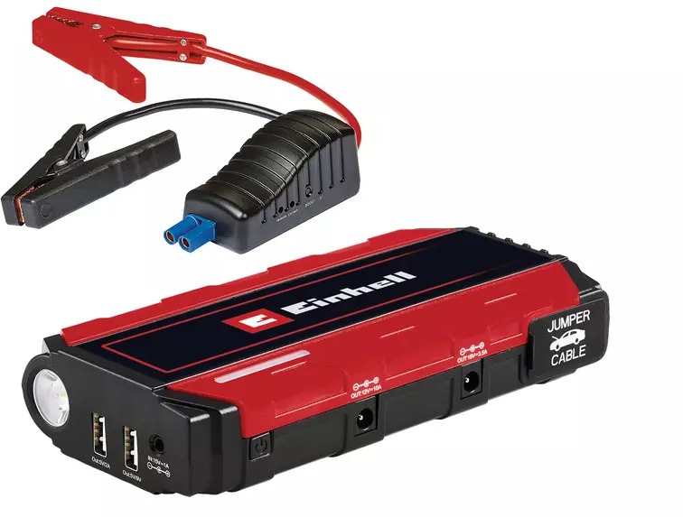EINHELL Jump-Start & Powerbanka CE-JS 12/1 s kapacitou 3x 3 700 mAh