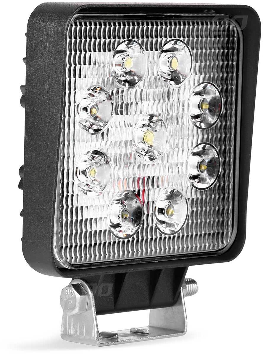 AMIO LED pracovní světlo, napětí 9-36 V, 9 LED 3030, 110 × 110 mm