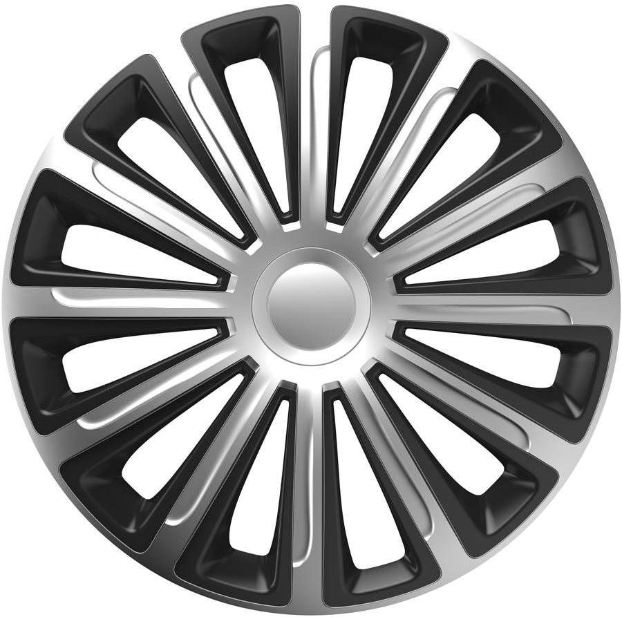 Versaco Poklice Trend silver/black 16" sada 4ks