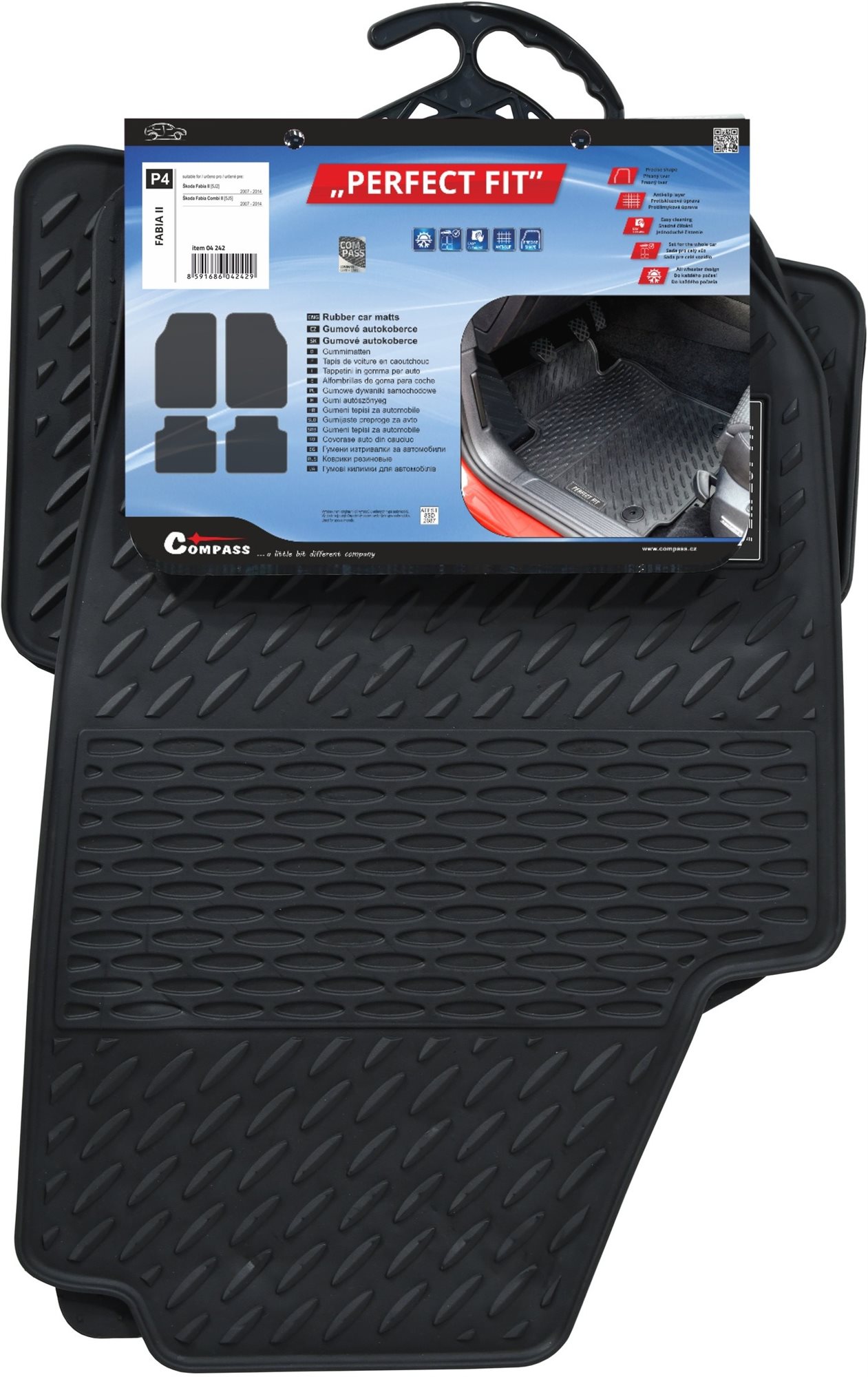 Compass PERFECT FIT Škoda Fabia II sada 4ks