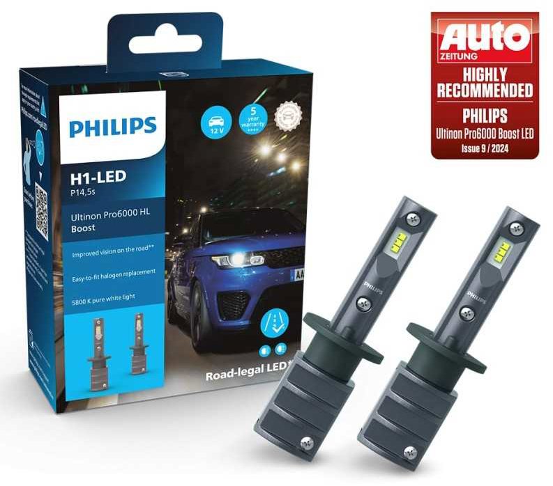 Philips LED žárovka H1 Ultinon Pro6000 HL Boost