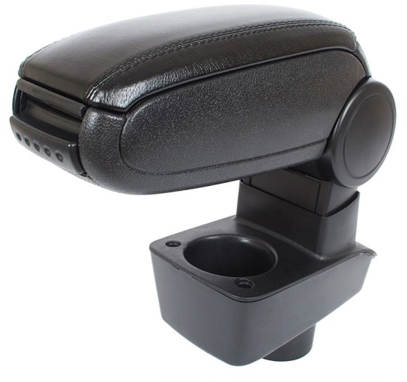 PROTEC Loketní opěrka, Ford Fiesta MK7, syntetická kůže, černá od 2008