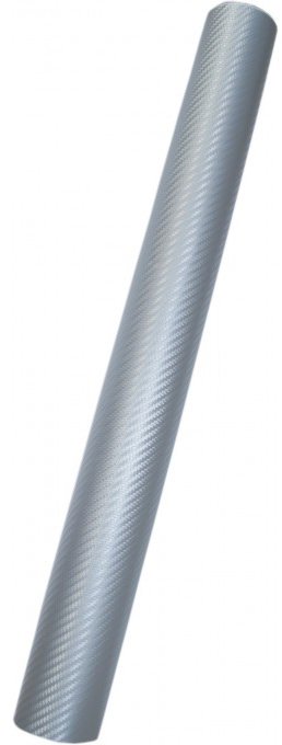 PREXIM Folie ozdobná 50 × 60 cm 3Dcarbon stříbrná