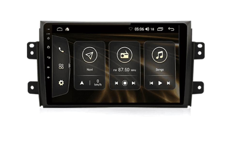 Ossuret 2din Autorádio Suzuki SX4 2006-2013 a Fiat Sedici 2005-2014 Android s GPS, WIFI, USB