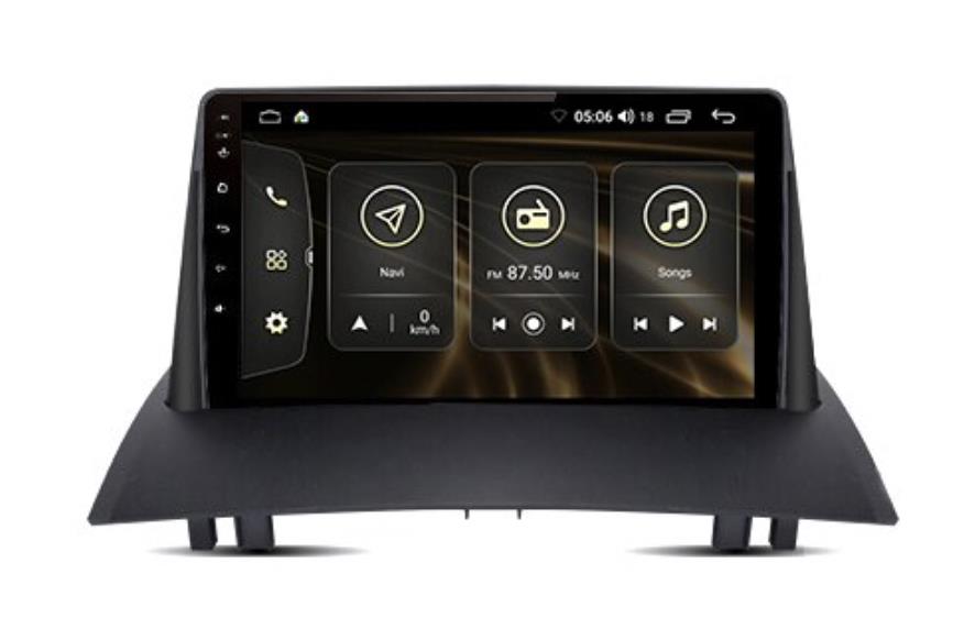 Hizpo 9" Autorádio Renault Megane 2 2002-2009 Android s GPS navigací, WIFI, USB, Bluetooth, Android