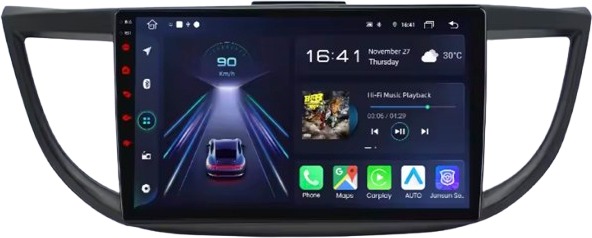 Hizpo Android Autorádio Honda CRV CR-V 2012-2016 s Android, GPS navigace, WIFI, USB, Bluetooth