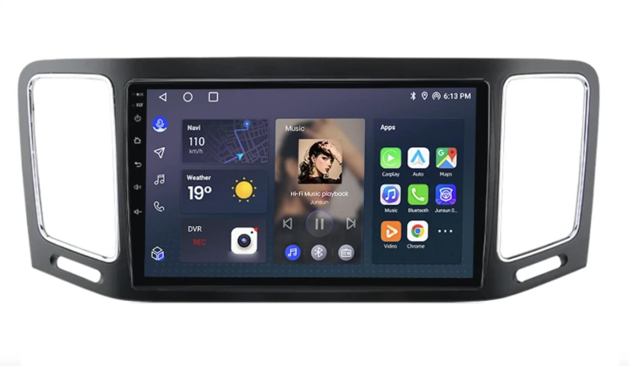 Hizpo 2din Autorádio Volkswagen Sharan a Seat Alhambra 2012 - 2018, GPS Navigace, CarPlay, Android