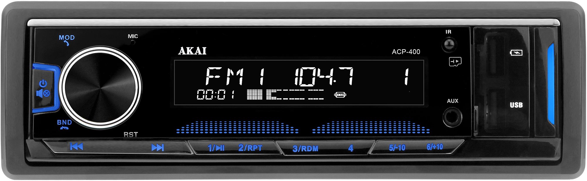 Akai Autorádio s BT a duálním USB ACP-400