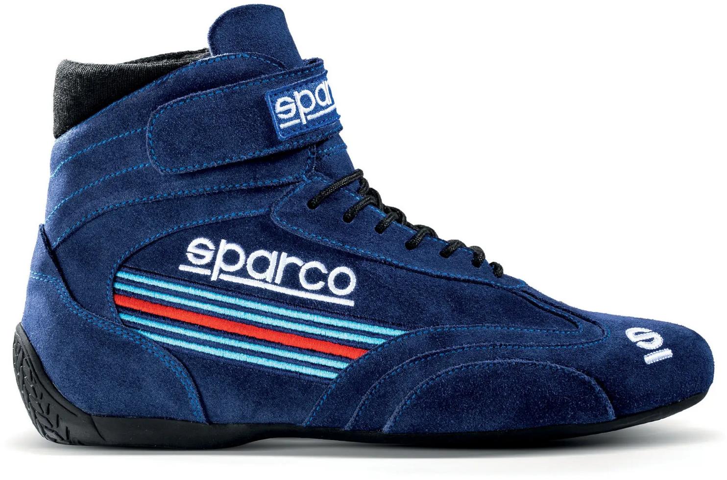 Sparco Závodní boty Top Martini Racing, s homologací FIA, barva modrá, velikost 44