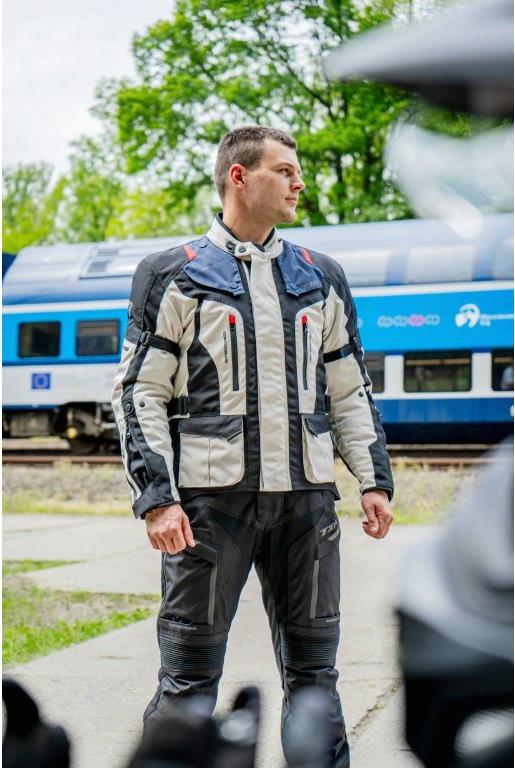 TXR Expedition černo-šedo-modro-červená XXL