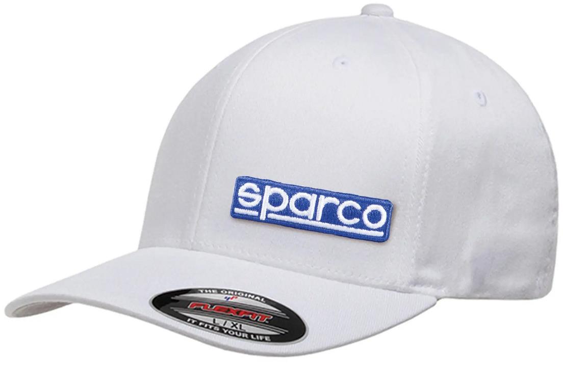Sparco Kšiltovka Flexfit, bílá, velikost L-XL