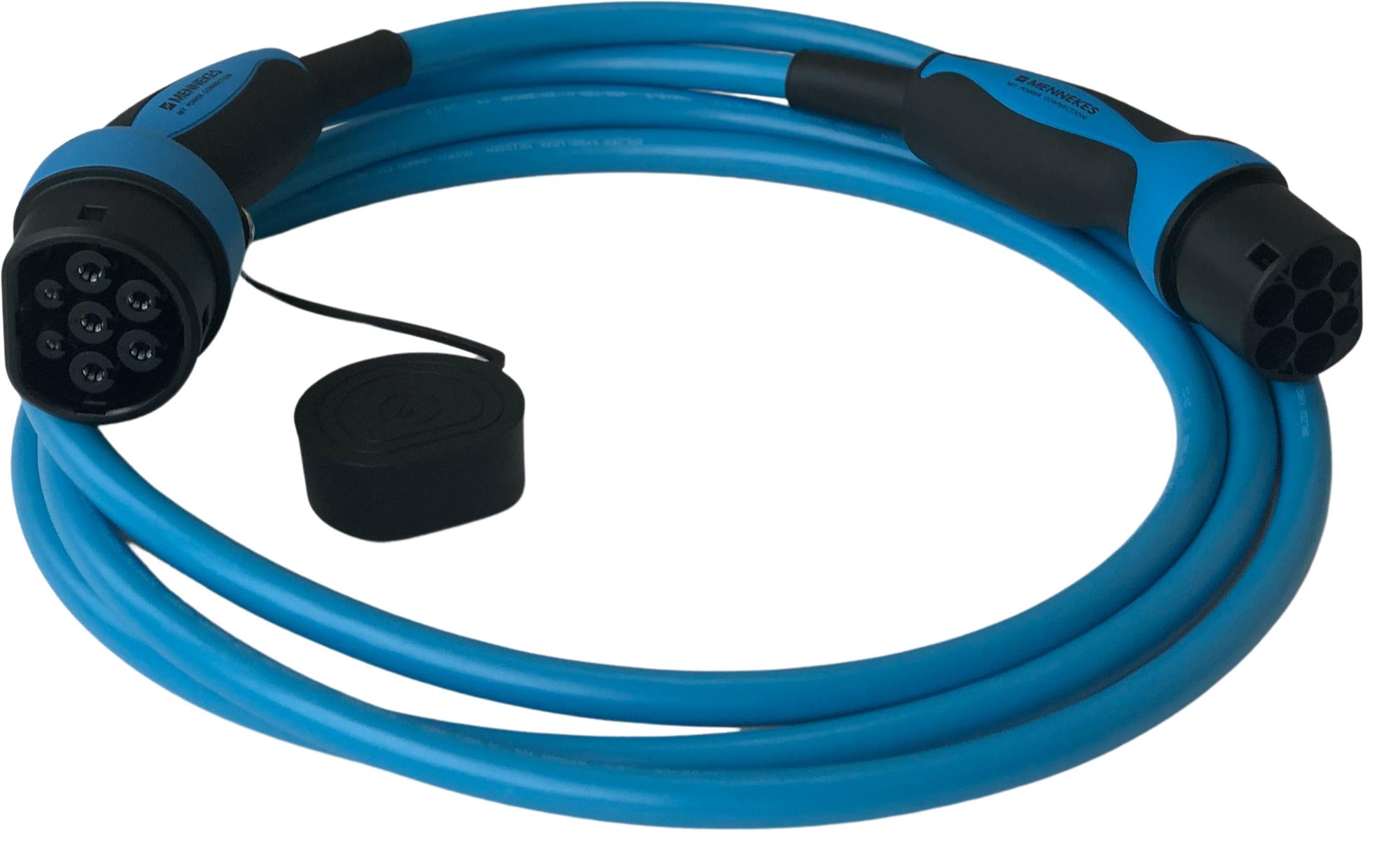 MENNEKES nabíjecí kabel TYP 2 - TYP 2, 22kW, 32A, 3 fáze - 4m