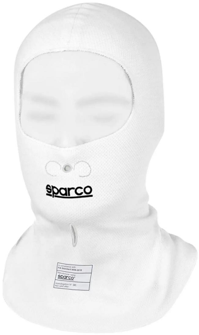 Sparco Pista Závodní kukla, s homologací FIA, bílá