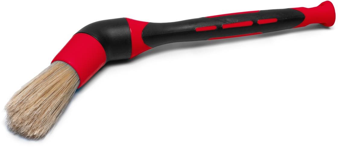 Escape6 detailingový štětec pro interiér i exteriér zahnutý 45°, červený